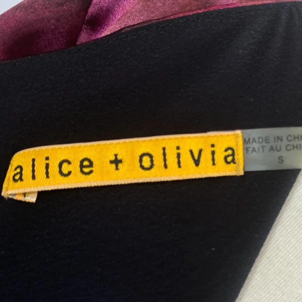 Alice + Olivia printed silk dress - Picture 7 of 9